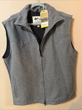 Schaefer Outfitter Men's Gray Wool Blend Vest